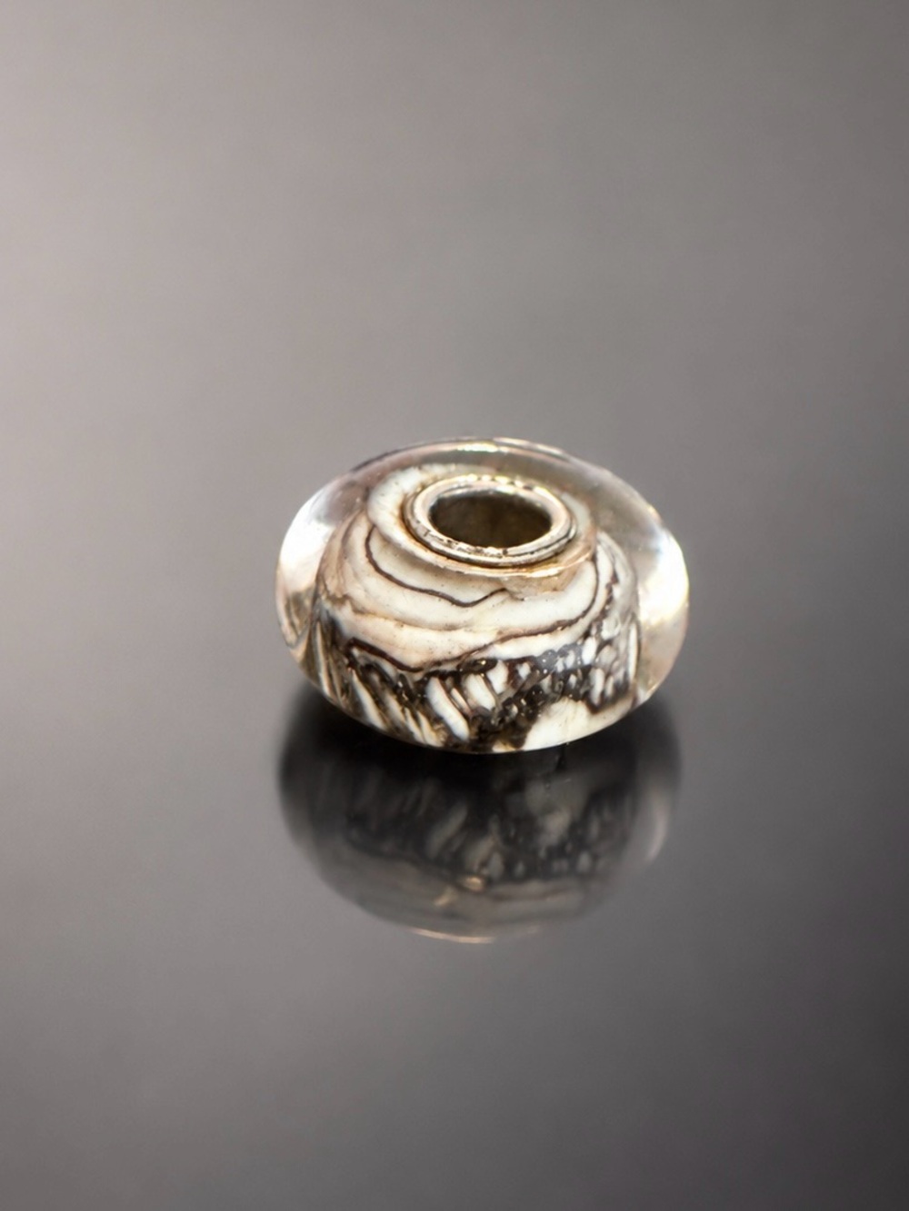 Authentic Trollbead Sterling Silver Merano Glass LAA Signed